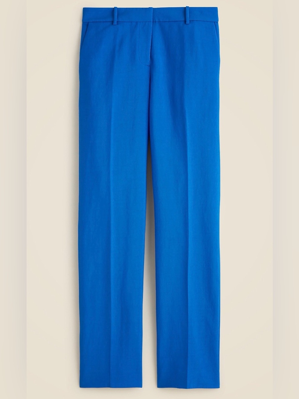 J Crew Blueβ Slim-fit trouser in Italian sateen fabric pants #329